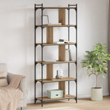 Vidaxl boekenkast 5-laags 76 x 32 x 192 cm bewerkt hout