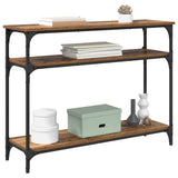 Vidaxl wandtafel oud hout 100 x 29 x 75 cm bewerkt hout