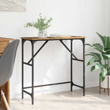Vidaxl wandtafel oudhout 75 x 32 x 75 cm bewerkt hout