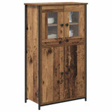 Vidaxl highboard oud hout 62 x 32 x 106,5 cm bewerkt hout