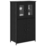 Vidaxl highboard zwart eiken 62 x 32 x 106,5 cm bewerkt hout