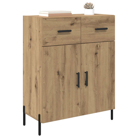 Vidaxl dressoir artisan eiken 69,5 x 34 x 90 cm bewerkt hout
