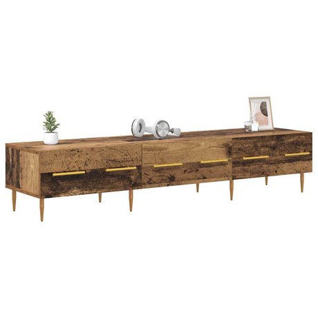 Vidaxl tv-kast 150 x 36 x 30 cm oud hout bewerkt hout