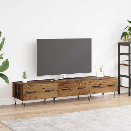 Vidaxl tv-kast 150 x 36 x 30 cm oud hout bewerkt hout