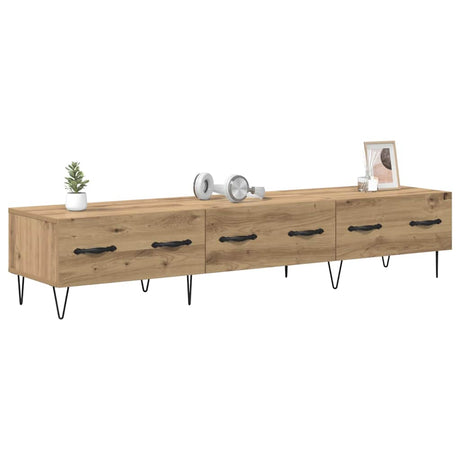 Vidaxl tv-kast 150 x 36 x 30 cm artisanaal eikenkleurig bewerkt hout