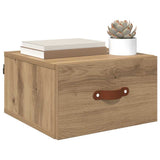 Vidaxl wandkastje 35 x 35 x 20 cm bewerkt hout artisan eiken