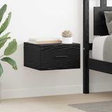 Vidaxl nachtkastje 2 st zwart eiken 35 x 35 x 20 cm bewerkt hout
