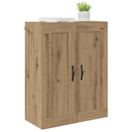 Vidaxl wandkast artisan eiken 69,5 x 34 x 90 cm bewerkt hout