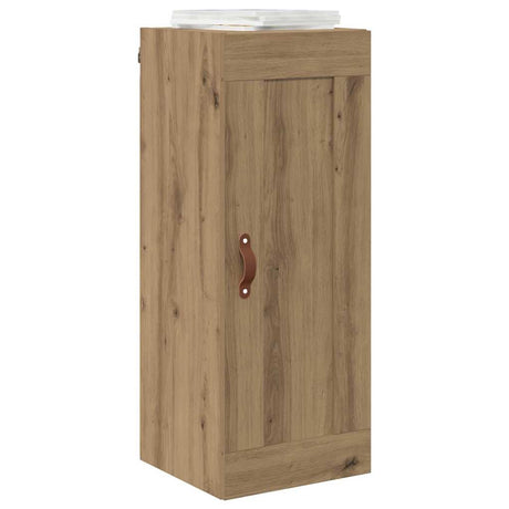 Vidaxl wandkast artisan eiken 34,5 x 34 x 90 cm bewerkt hout
