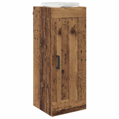 Vidaxl wandkast oud hout 34,5 x 34 x 90 cm bewerkt hout