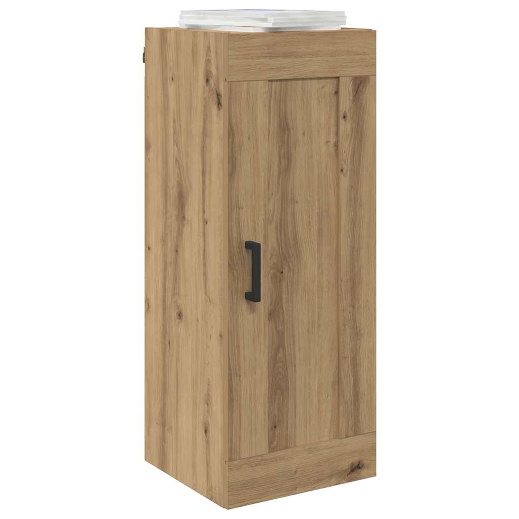 Vidaxl wandkast artisan eiken 34,5 x 34 x 90 cm bewerkt hout
