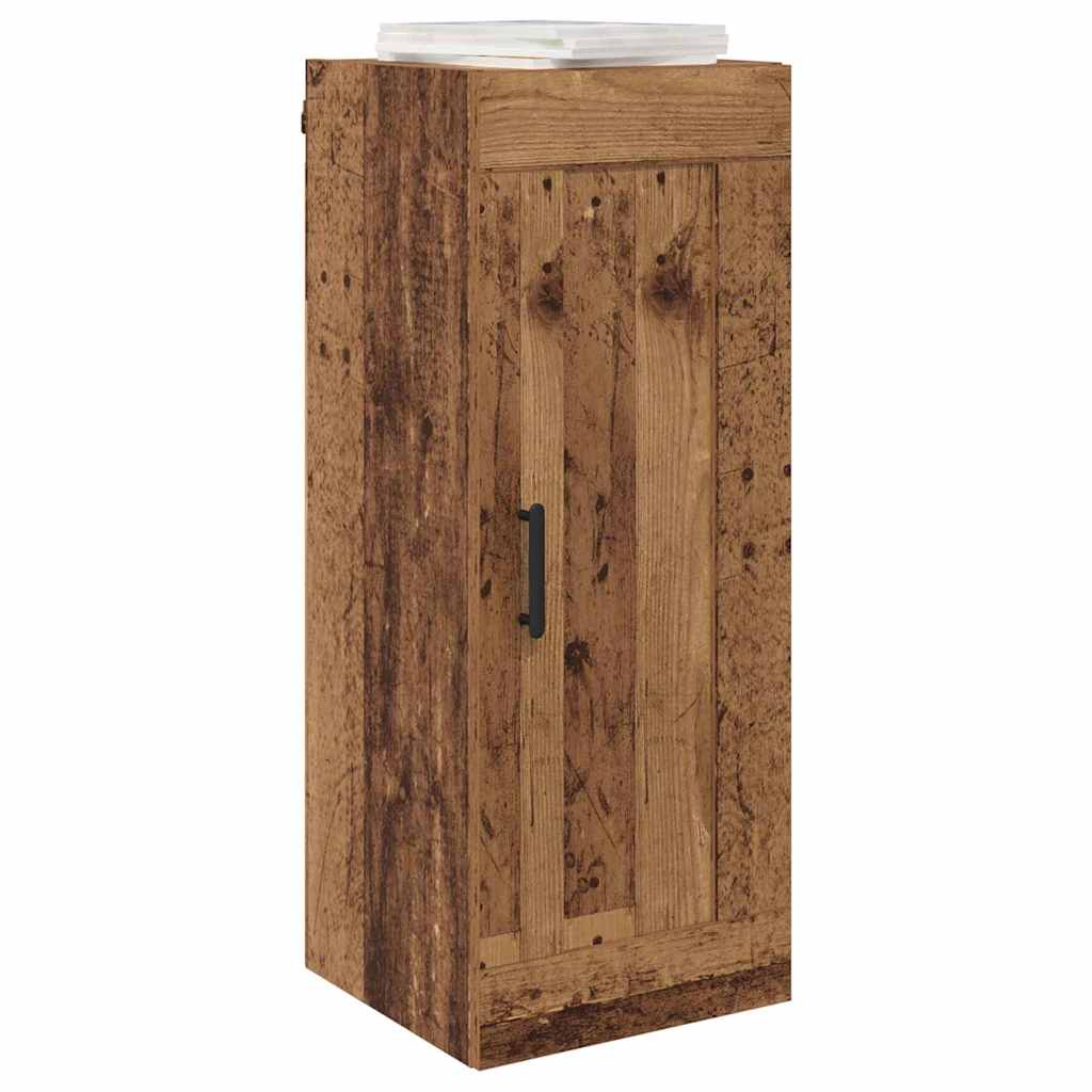 Vidaxl wandkast oud hout 34,5 x 34 x 90 cm bewerkt hout