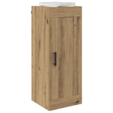 Vidaxl wandkast artisan eiken 34,5 x 34 x 90 cm bewerkt hout