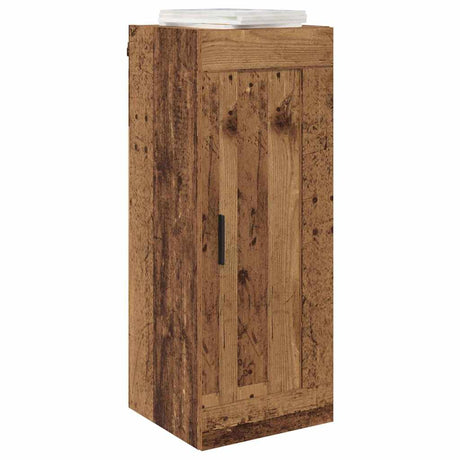 Vidaxl wandkast oud hout 34,5 x 34 x 90 cm bewerkt hout