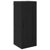 Vidaxl wandkast zwart eiken 34,5 x 34 x 90 cm bewerkt hout