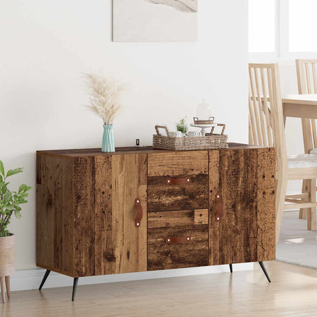 Vidaxl dressoir oud hout 100 x 36 x 60 cm bewerkt hout