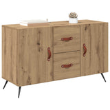Vidaxl dressoir artisan eiken 100 x 36 x 60 cm bewerkt hout