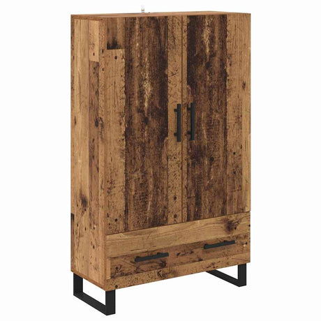 Vidaxl highboard oud hout 69,5 x 30 x 115 cm bewerkt hout