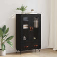 Vidaxl highboard zwart eiken 69,5 x 31 x 115 cm