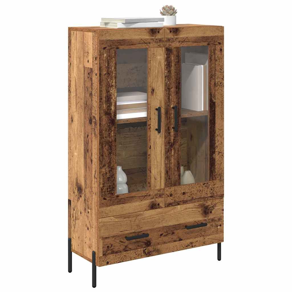 Vidaxl highboard corona oud hout 69,5 x 31 x 115 cm bewerkt hout