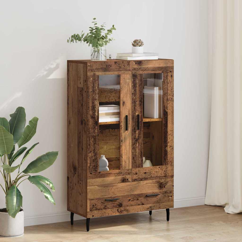 Vidaxl highboard oud hout 69,5 x 31 x 115 cm bewerkt hout