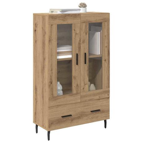 Vidaxl highboard artisan eiken 69,5 x 31 x 115 cm bewerkt hout