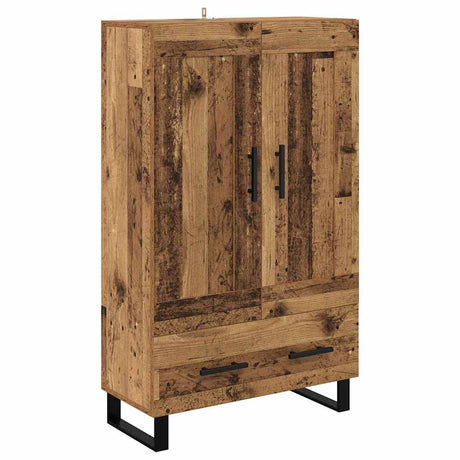 Vidaxl highboard oud hout 69,5 x 31 x 115 cm bewerkt hout