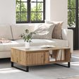 Vidaxl salontafel artisan eiken 90 x 60 x 35 cm bewerkt hout