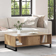 Vidaxl salontafel artisan eiken 104 x 60 x 35 cm bewerkt hout