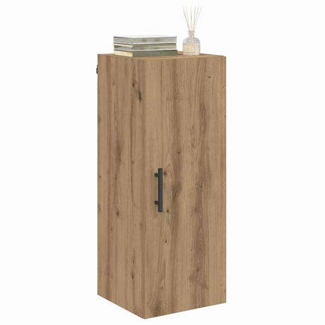 Vidaxl wandkast artisan eiken 34,5 x 34 x 90 cm bewerkt hout