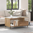 Vidaxl salontafel artisan eiken 90 x 49 x 45 cm bewerkt hout