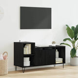 Vidaxl tv-kast 100 x 35 x 55 cm zwart eiken bewerkt hout