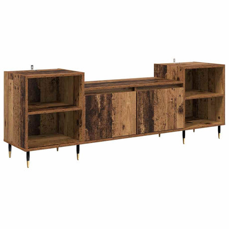 Vidaxl tv-kast 160 x 35 x 55 cm oud hout bewerkt hout