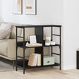 Vidaxl boekenkast 4-laags 78,5 x 33 x 82 cm bewerkt hout zwart eiken