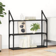 Vidaxl wandplank muurmontage zwart eiken 80 x 21 x 78,5 cm