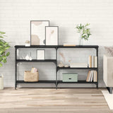 Vidaxl wandtafel zwart eiken 150 x 29 x 76,5 cm bewerkt hout