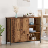 Vidaxl dressoir oud hout 100 x 33 x 75 cm bewerkt hout