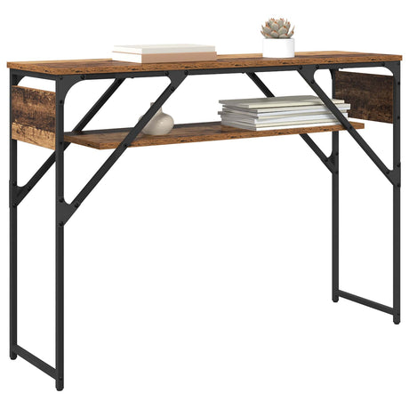 Vidaxl consoletafel oud hout bewerkt hout 105x30x75cm