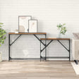 Vidaxl wandtafel 2 st oud hout 100 x 28 x 75 cm bewerkt hout