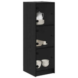 Vidaxl highboard zwart eiken 35 x 37 x 109 cm bewerkt hout