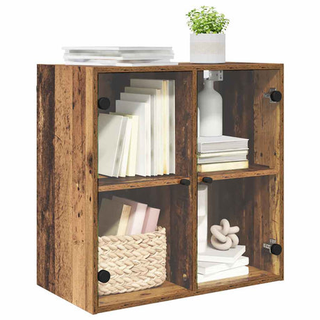 Vidaxl wandkast 68 x 37 x 68,5 cm bewerkt hout oud hout
