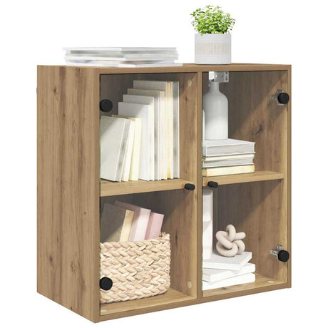 Vidaxl wandkast 68 x 37 x 68,5 cm bewerkt hout artisan eiken