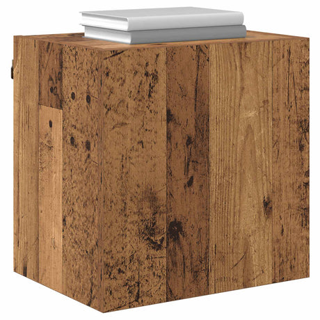 Vidaxl tv wandkast 40,5x30x40cm oud hout bewerkt hout