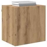 Vidaxl tv wandkast 40,5x30x40cm artisan eiken bewerkt hout