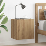 Vidaxl tv wandkasten 2 st artisan eiken bewerkt hout