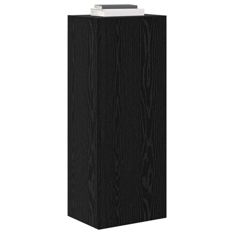 Vidaxl tv wandkast 40,5 x 30 x 102 cm zwart eiken bewerkt hout