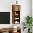 Vidaxl wandgemonteerd tv-meubel 30,5 x 30 x 90 cm oudhout bewerkt hout
