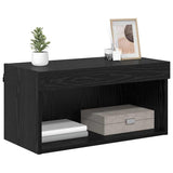 Vidaxl tv-meubelset 60 x 30 x 30 cm zwart eiken bewerkt hout