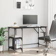 Vidaxl bureau zwart eiken 120 x 50 x 75 cm bewerkt hout