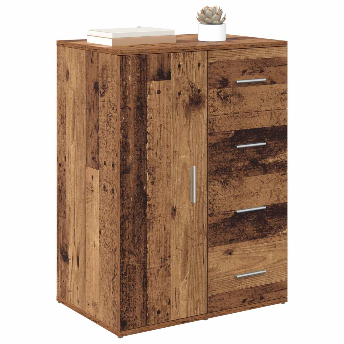Vidaxl dressoir oud hout 59 x 39 x 80 cm bewerkt hout